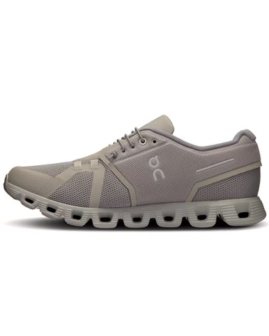 On Cloud 5 Men's Running Shoes, Fog/Alloy
