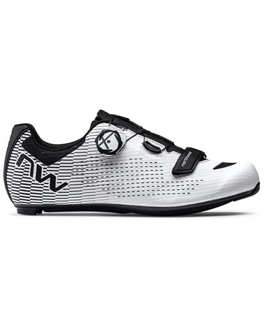Northwave Storm Carbon 2 Men's Road Cycling Shoes, White/Black