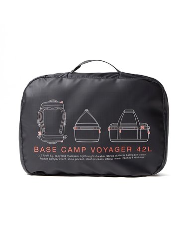 The North Face Base Camp Voyager - 42 Liters, Asphalt Grey/Radiant Orange