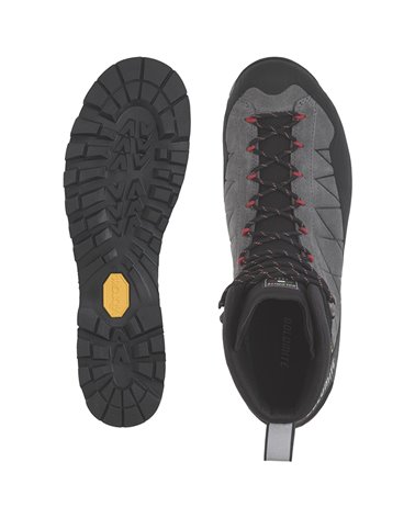 Dolomite Crodarossa HI GTX Gore-Tex 2.0 Men's Hiking/Approach Boots, Gunmetal Grey/Fiery Red