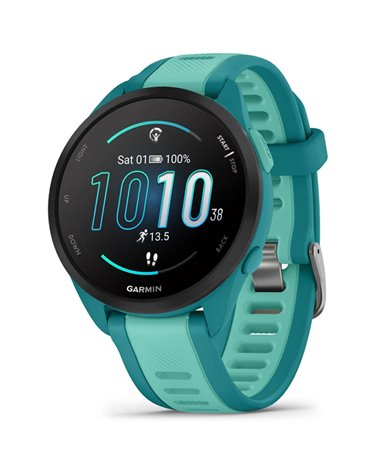 Garmin Forerunner 165 Music GPS Smartwatch Wrist-Based HR, Turquoise/Aqua