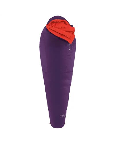 Ferrino Diable 1100 Duvet RDS Down Sleeping Bag, Purple