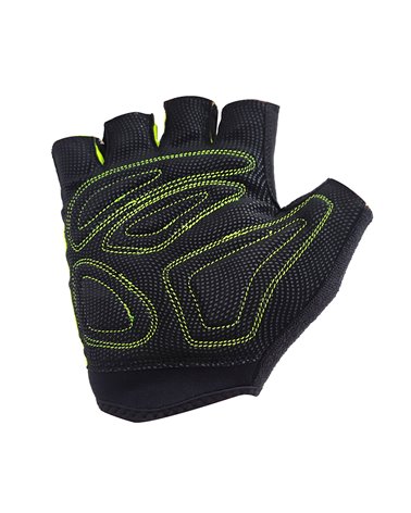 Biotex Mesh Race Cycling Short Fingers Gloves Size XL, Neon Yellow