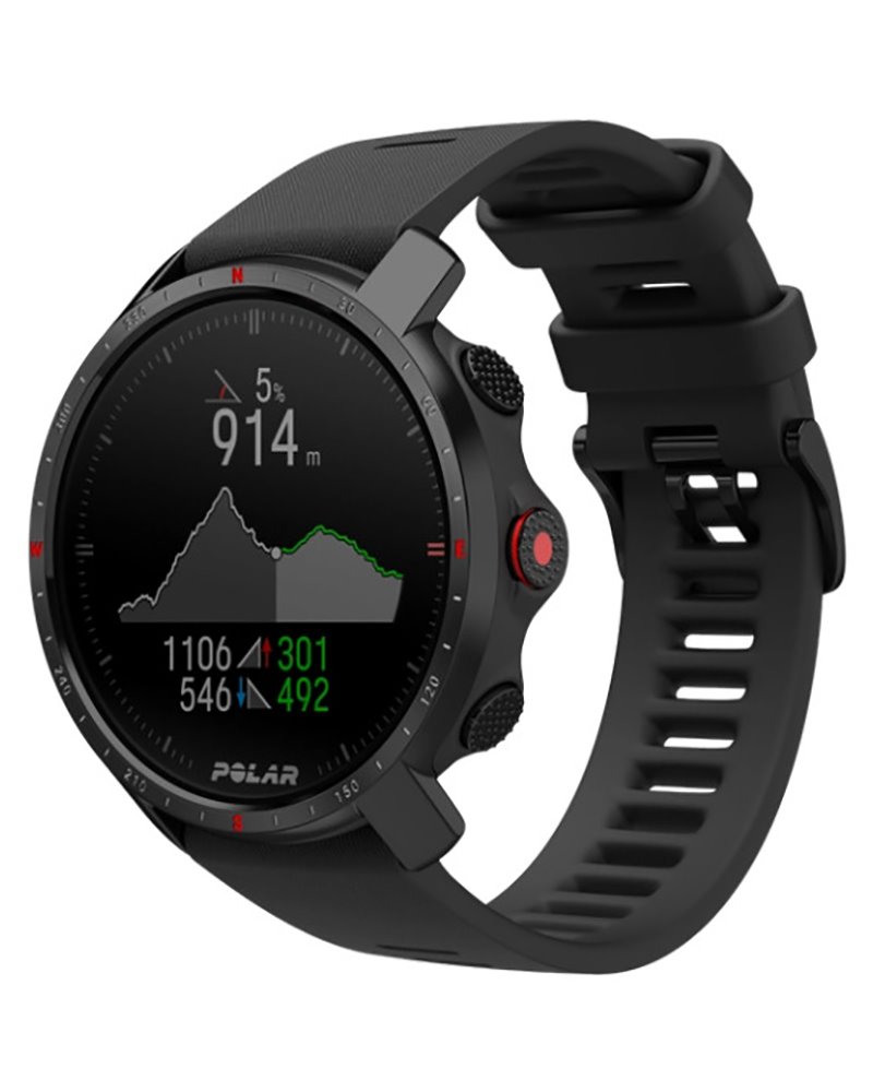 Polar Grit X Pro Outdoor Multisport Watch GPS Wrist-Based HR, Black