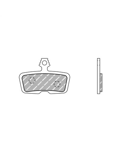 Ferodo Brake Pads Sram Code R - Semi-Metallic e-Bike, 1 Set