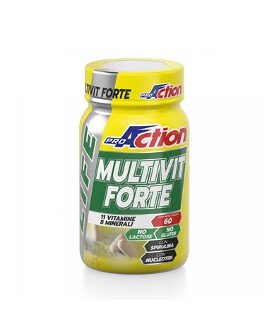 ProAction Multivit Forte Integratore Multivitaminico, 60 Compresse