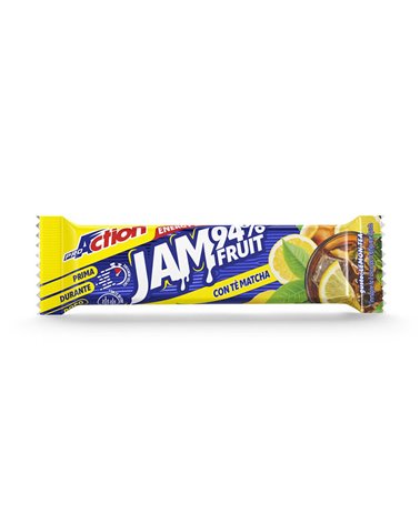 ProAction Jam Fruit 94% Energy Gel-Bar Lemon Tea Flavour, 1 bar 30gr