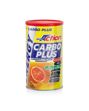 ProAction Energy Carbo Plus Red Orange Flavour, 530gr jar