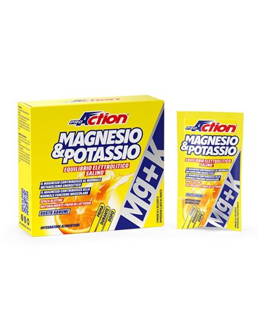 ProAction MG+K Magnesium and Potassium Citrus Flavour, 10gr (10 sachets box)