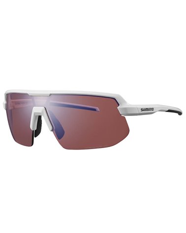 Shimano Twinspark CE-TSPK2 Cycling Glasses, White/Ridescape HC (N3) Lens