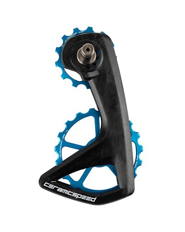 Ceramicspeed Rear Derailleur Cage OSPW RS 5 Oversized Pulley Wheel Systems 12sp Shimano Dura-Ace/Ultegra, Blue