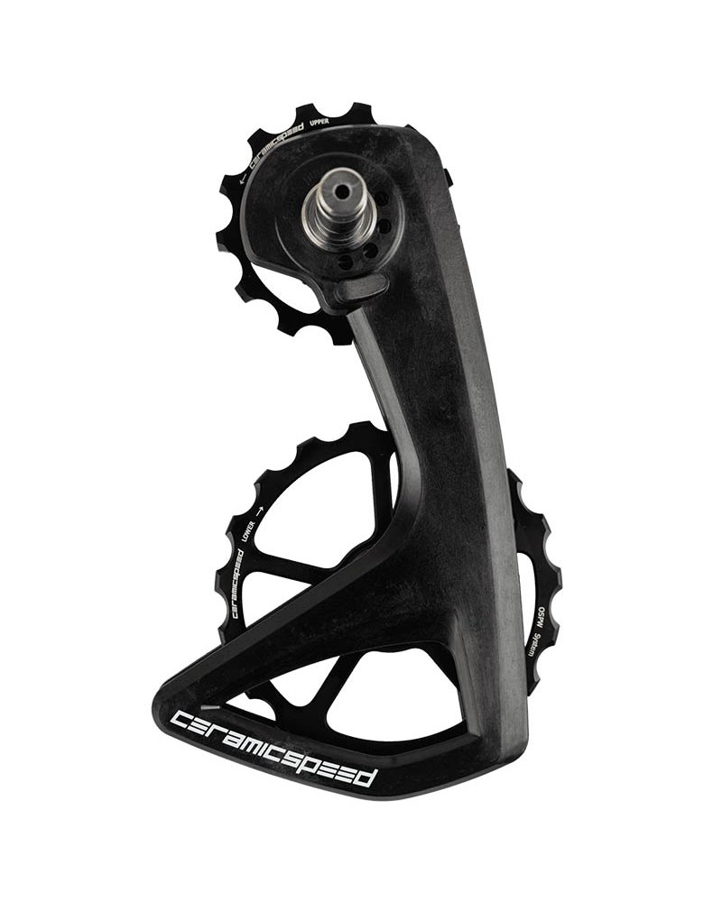 Ceramicspeed Rear Derailleur Cage OSPW RS 5 Oversized Pulley Wheel Systems 12sp Shimano Dura-Ace/Ultegra, Black