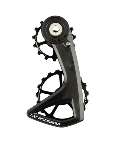 Ceramicspeed Rear Derailleur Cage OSPW RS 5 Oversized Pulley Wheel Systems 12sp Sram Red/Force AXS, Black