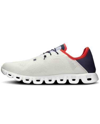On Cloud 5 Coast Men's Running Shoes, Ivory/Ink
