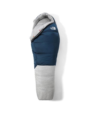 The North Face Blue Kazoo Eco -7°C Sleeping Bag Regular - Right, Banff Blue/Tin Grey