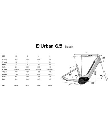 Lapierre e-Urban 6.5 27.5" Shimano Altus 9sp Bosch Performance - 500Wh