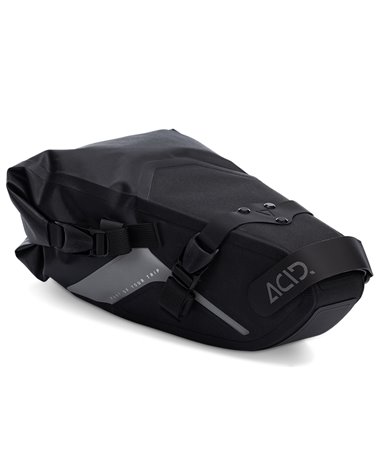Acid Pack Pro 6 Waterproof Bicycle Saddle Bag Pack 6 Liters, Black
