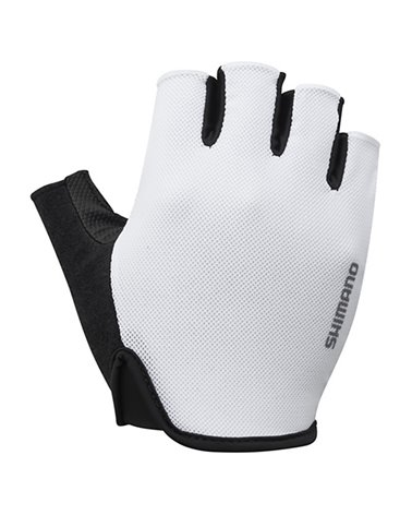 Shimano Airway Short Finger Cycling Gloves, White