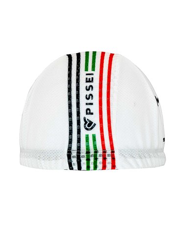 Pissei UAE Emirates 2024 Team Replica Cappellino Ciclismo, Bianco (Taglia Unica)