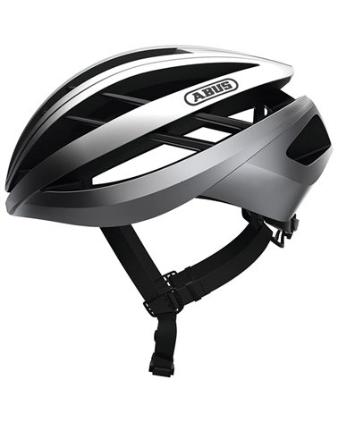 Abus Aventor Road Cycling Helmet, Gleam Silver
