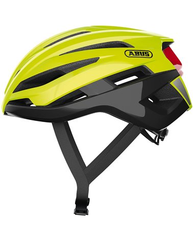 Abus StormChaser Road Cycling Helmet, Fluo Yellow