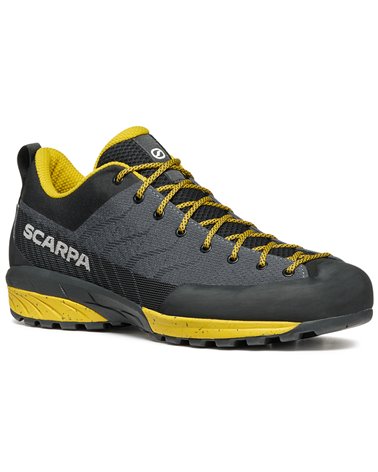 Scarpa Mescalito Planet Men's Approach Shoes, Gray/Curry
