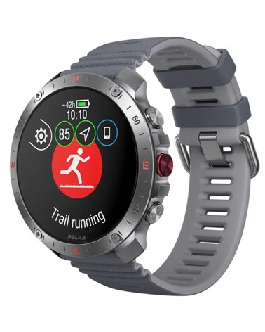 Polar Grit X2 Pro Outdoor Multisport Watch GPS Wrist-Based HR, Stone Gray