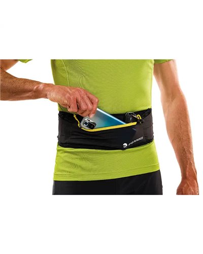 Ferrino X-Band Cintura Running Portadocumenti, Nero