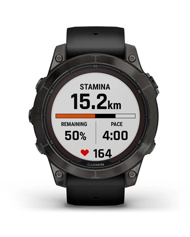 Garmin Instinct 2X Solar Case 50mm Wrist-Based HR GPS Smartwatch, Graphite