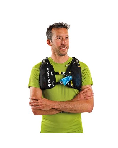 Ferrino X-Track 15 Trail Running Hydratation Compatible Backpack, Black