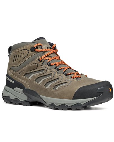 Scarpa Moraine Mid GTX Gore-Tex Men's Hiking Boots, Fossil Brown