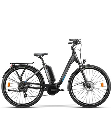Atala e-Bike B-Easy A5.4 7sp Bosch Active 400Wh Size 47, Black/Anthracite Matt