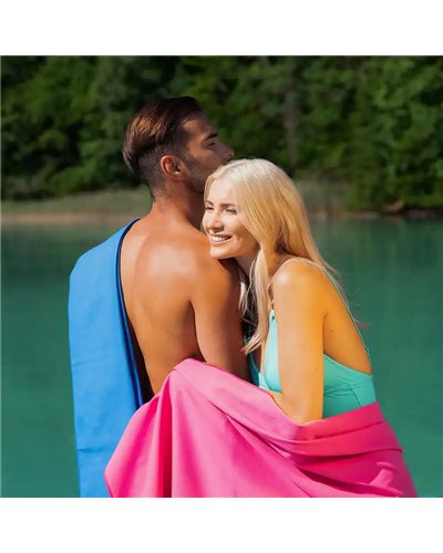 Fit-Flip Microfiber Towel 70x140 cm, Pink