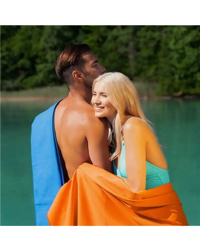 Fit-Flip Microfiber Towel 70x140 cm, Orange