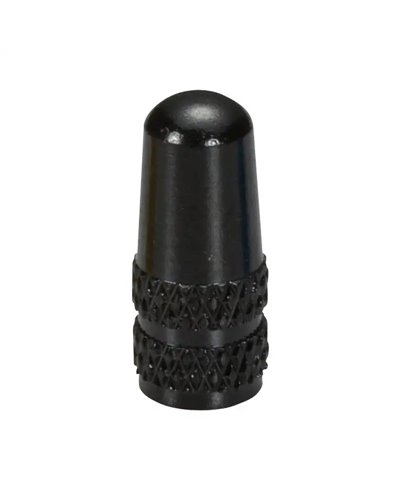 Alligator Presta Valve Cap, Alloy Black