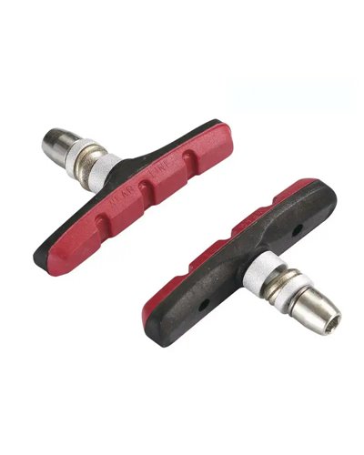 Alligator Brake Shoes Alligator V-Brake 70mm Red