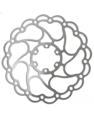 Alligator Rotor Aries Size 160mm, Silver Color