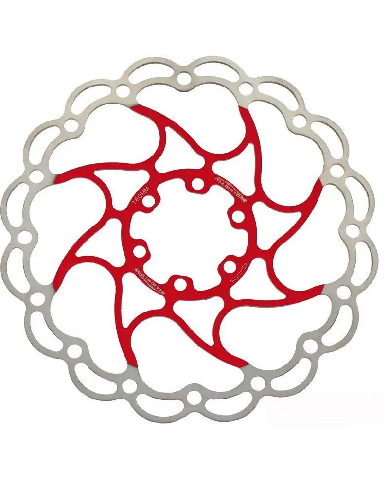 Alligator Disc Brake Rotor Aries, 180mm Red