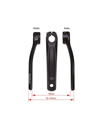 FSA Shimano Armset Black 165 Ck-751