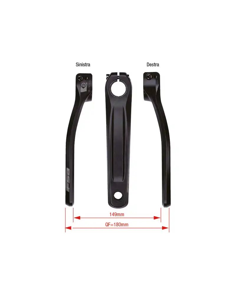 FSA Coppia Pedivelle Shimano 165 Ck-751