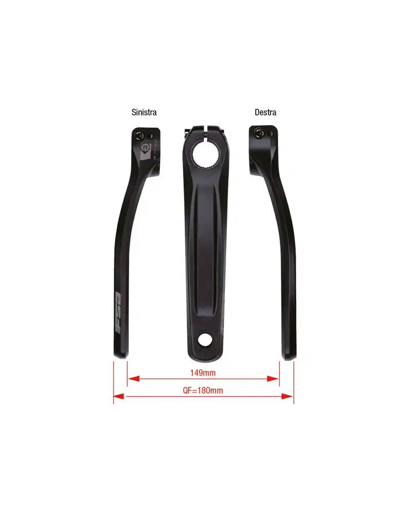 FSA Shimano Armset Black 170 Ck-751