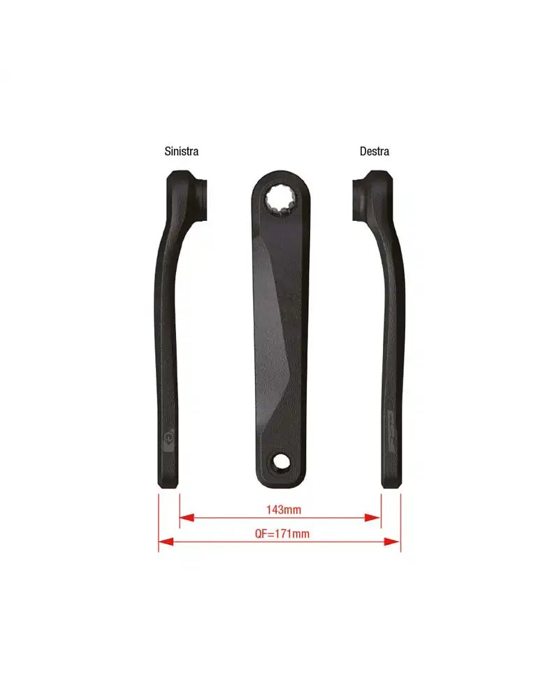 FSA Coppia Pedivelle per Bosch Gen4 Ck-220/Is 160mm