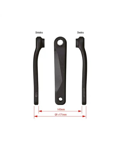 FSA Coppia Pedivelle per Bosch Gen4 Ck-220/Is 165mm