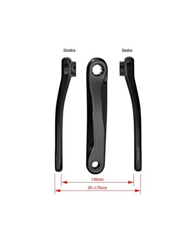 FSA Pedals 170 Ck-746-2/Is Fazua /Yamaha/Brose/Polini 2Tone Black