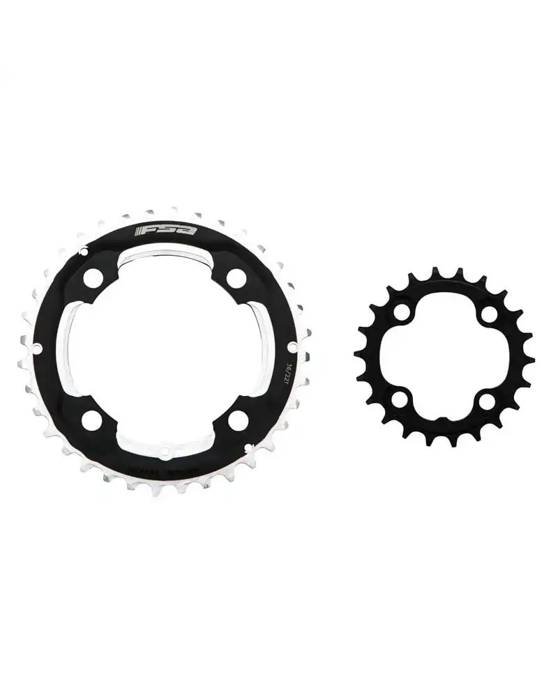FSA Corona MTB Stamped 104X38T Shim/Sram 10V Black Wb265