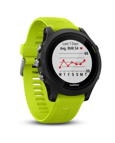 Garmin Forerunner 935 Tri Bundle GPS Smartwatch Cardio Integrato, Nero/Giallo