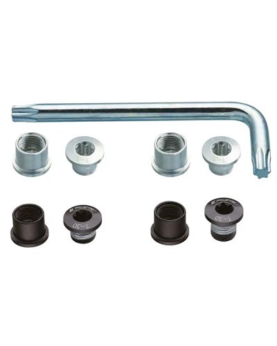 FSA Ch Bolt Kit, Black, 12Pcs (Triple)