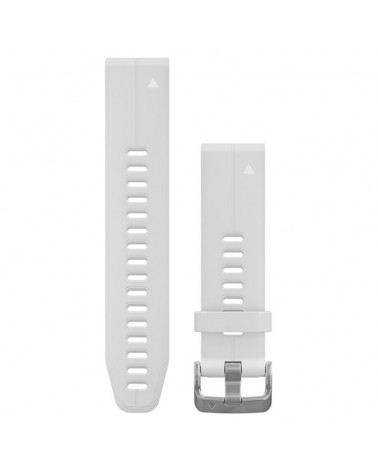 Garmin QuickFit 20 Cinturino in Silicone S/M per Fenix 5S/Fenix 5S Plus/D2 Delta S, Bianco Marmo