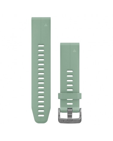 Garmin QuickFit 20 Cinturino in Silicone S/M per Fenix 5S/Fenix 5S Plus/D2 Delta S, Verde Giada Scuro