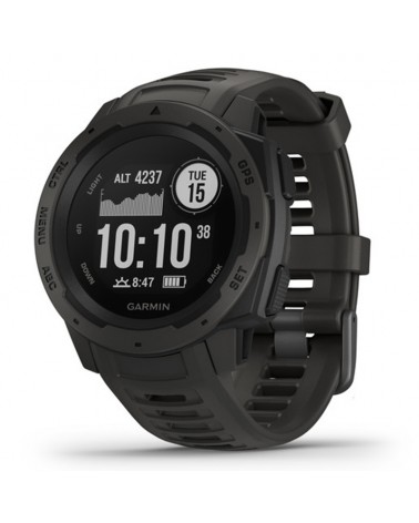 Garmin Instinct Orologio GPS Smartwatch HR Integrato, Grafite